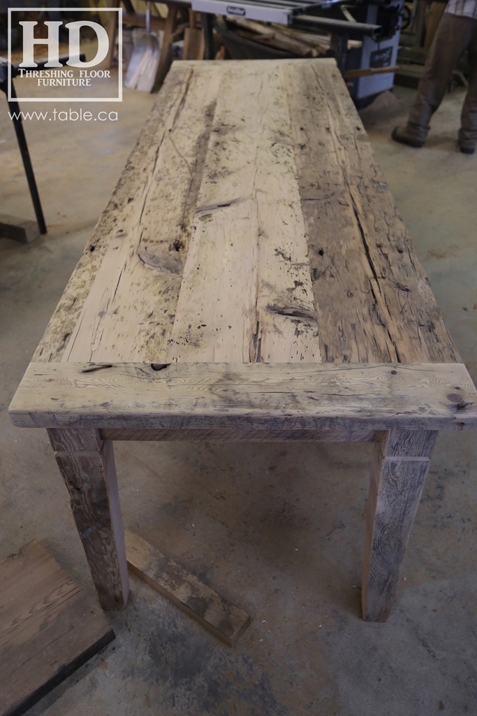 reclaimed wood table, ontario pioneer history, pioneer furniture, pioneer lifestyle, pioneer furniture remakes, mennonite furniture, antique furniture reproductions, movie set furniture, Gerald Reinink