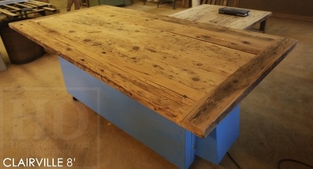 metal base reclaimed wood table, barnwood table, solid wood furniture, mennonite furniture, epoxy, resin, reclaimed hemlock table, recycled wood table, rustic furniture, rustic cottage table, distressed wood table, mennonite furniture Cambridge