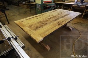 reclaimed wood furniture, Ontario, Brantford, HD Threshing, HD Threshing Floor Furniture, Gerald Reinink, epoxy, resin, mennonite furniture, farmhouse tables Ontario, rustic furniture Ontario, solid wood furniture