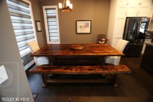 reclaimed wood furniture, Ontario, Brantford, HD Threshing, HD Threshing Floor Furniture, Gerald Reinink, epoxy, resin, mennonite furniture, farmhouse tables Ontario, rustic furniture Ontario, solid wood furniture