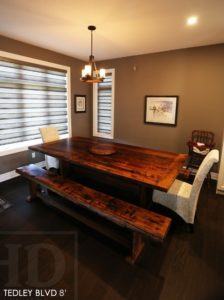 reclaimed wood furniture, Ontario, Brantford, HD Threshing, HD Threshing Floor Furniture, Gerald Reinink, epoxy, resin, mennonite furniture, farmhouse tables Ontario, rustic furniture Ontario, solid wood furniture