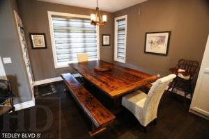 reclaimed wood furniture, Ontario, Brantford, HD Threshing, HD Threshing Floor Furniture, Gerald Reinink, epoxy, resin, mennonite furniture, farmhouse tables Ontario, rustic furniture Ontario, solid wood furniture