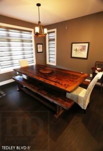 reclaimed wood furniture, Ontario, Brantford, HD Threshing, HD Threshing Floor Furniture, Gerald Reinink, epoxy, resin, mennonite furniture, farmhouse tables Ontario, rustic furniture Ontario, solid wood furniture