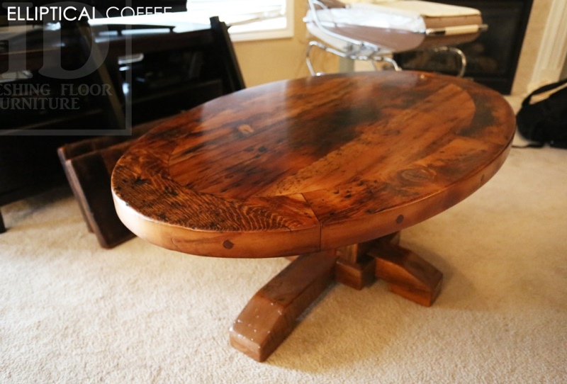 rustic coffee table, reclaimed wood coffee table, epoxy, resin, mennonite furniture Cambridge, solid wood furniture, reclaimed wood tables Ontario, farmhouse furniture, recycled wood table