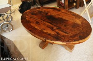 rustic coffee table, reclaimed wood coffee table, epoxy, resin, mennonite furniture, solid wood furniture, reclaimed wood tables Ontario, farmhouse furniture, recycled wood table