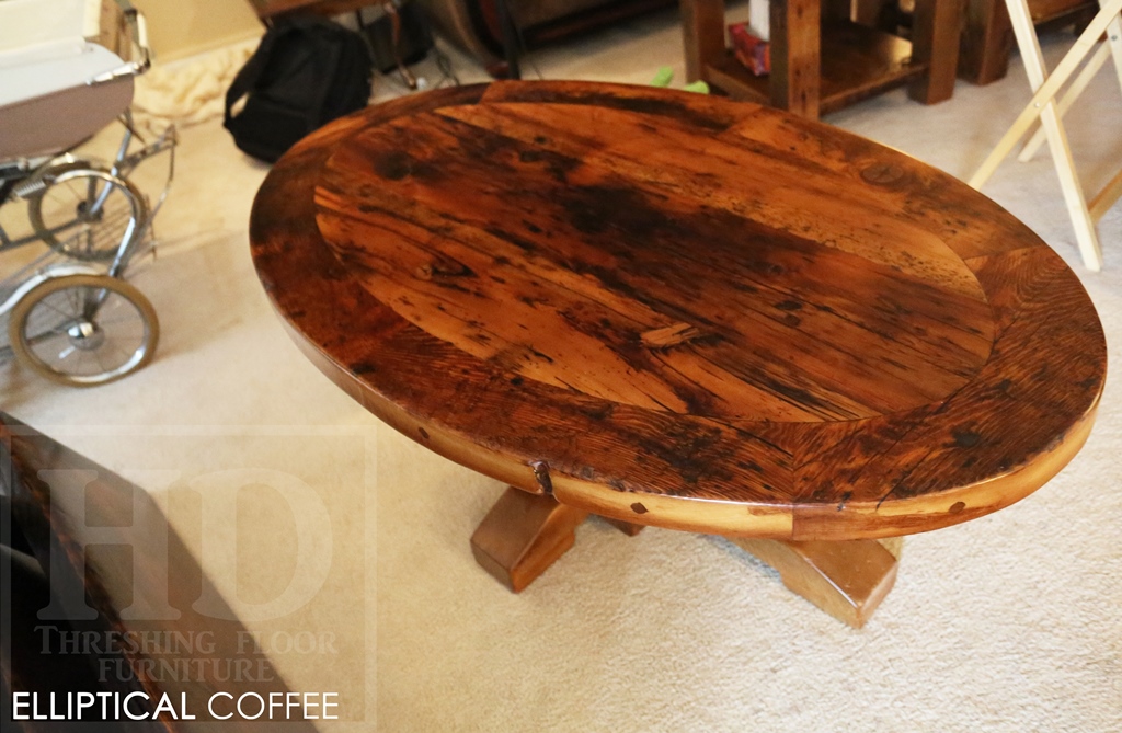 rustic coffee table, reclaimed wood coffee table, epoxy, resin, mennonite furniture, solid wood furniture, reclaimed wood tables Ontario, farmhouse furniture, recycled wood table