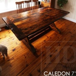 rustic furniture Ontario, reclaimed wood tables Ontario, mennonite furniture, barnwood table, sawbuck table, solid wood furniture Ontario, HD Threshing, HD Threshing Floor Furniture, farmhouse style, country style table, cottage table, cottage furniture Ontario, epoxy, resin