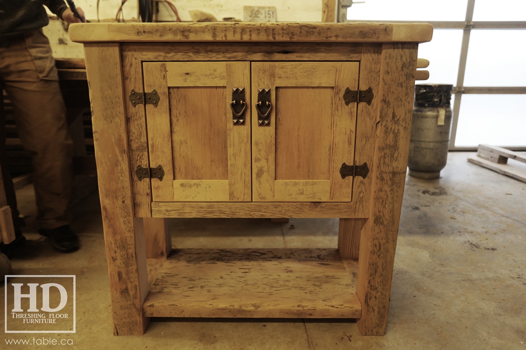 reclaimed wood tables Ontario, unfinished reclaimed wood furniture, rustic wood furniture, mennonite furniture, solid wood furniture, Gerald Reinink, HD Threshing