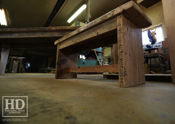 reclaimed wood tables Ontario, unfinished reclaimed wood furniture, rustic wood furniture, mennonite furniture, solid wood furniture, Gerald Reinink, HD Threshing