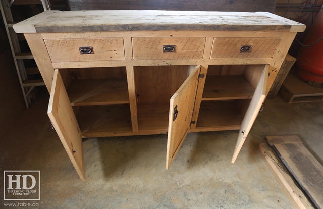 reclaimed wood tables Ontario, unfinished reclaimed wood furniture, rustic wood furniture, mennonite furniture, solid wood furniture, Gerald Reinink, HD Threshing, distressed wood furniture