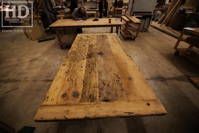 reclaimed wood tables Ontario, unfinished reclaimed wood furniture, rustic wood furniture, mennonite furniture, solid wood furniture, Gerald Reinink, HD Threshing, distressed wood furniture