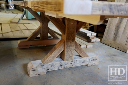 reclaimed wood tables Ontario, unfinished reclaimed wood furniture, rustic wood furniture, mennonite furniture, solid wood furniture, Gerald Reinink, HD Threshing, distressed wood furniture