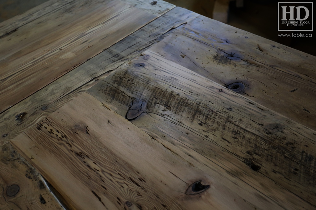 reclaimed wood tables Ontario, unfinished reclaimed wood furniture, rustic wood furniture, mennonite furniture, solid wood furniture, Gerald Reinink, HD Threshing, distressed wood furniture