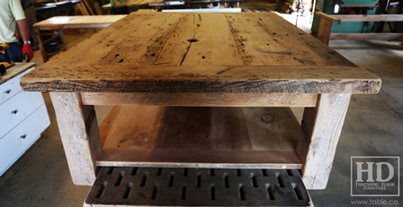 reclaimed wood tables Ontario, unfinished reclaimed wood furniture, rustic wood furniture, mennonite furniture, solid wood furniture, Gerald Reinink, HD Threshing, distressed wood furniture