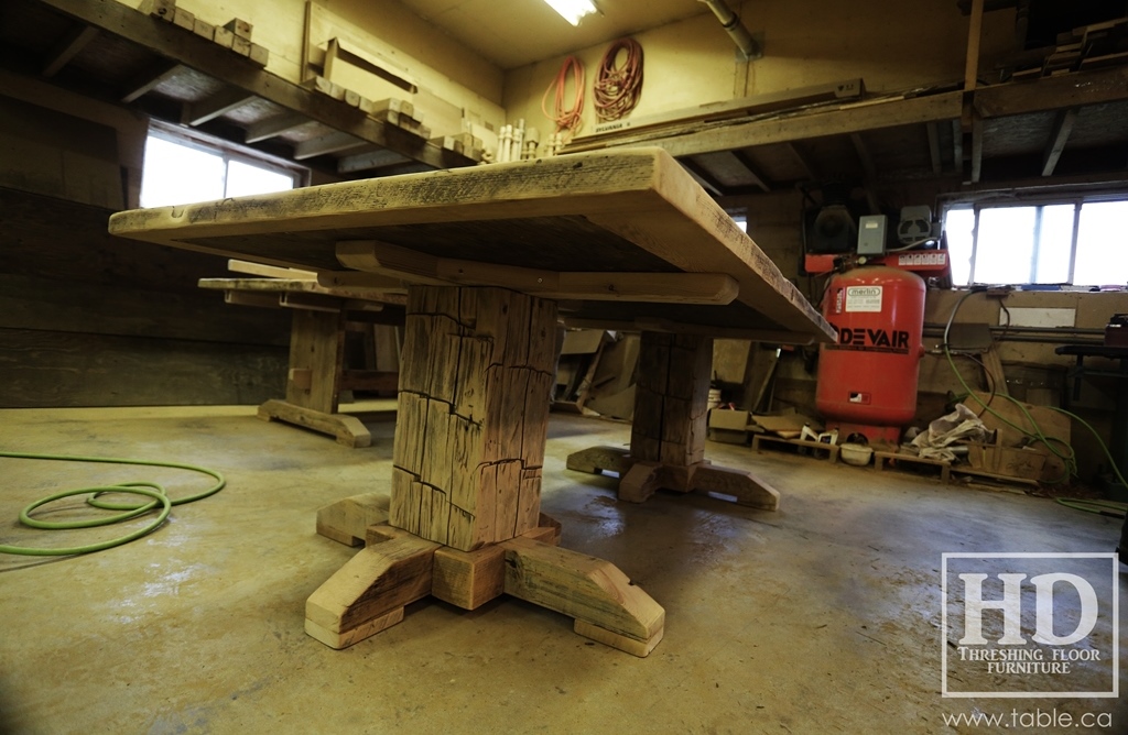 reclaimed wood tables Ontario, unfinished reclaimed wood furniture, rustic wood furniture, mennonite furniture, solid wood furniture, Gerald Reinink, HD Threshing, distressed wood furniture