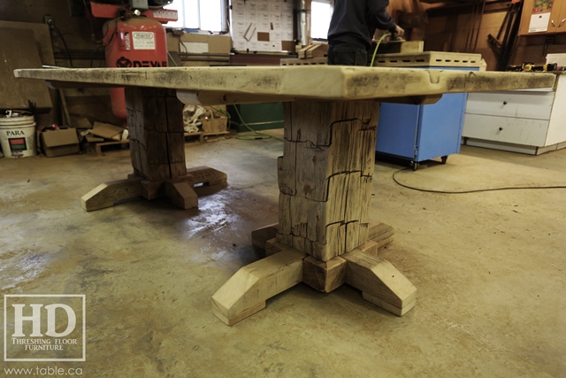 reclaimed wood tables Ontario, unfinished reclaimed wood furniture, rustic wood furniture, mennonite furniture, solid wood furniture, Gerald Reinink, HD Threshing, distressed wood furniture