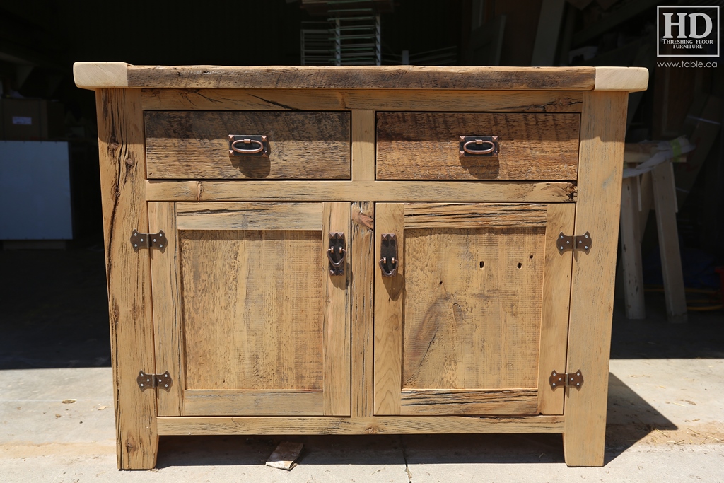 reclaimed wood tables Ontario, unfinished reclaimed wood furniture, rustic wood furniture, mennonite furniture, solid wood furniture, Gerald Reinink, HD Threshing, distressed wood furniture