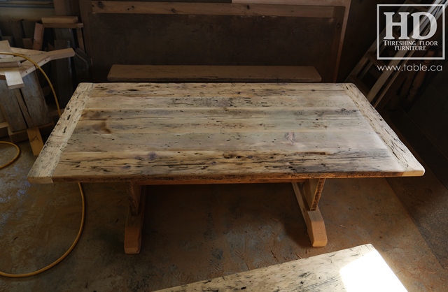 reclaimed wood tables Ontario, unfinished reclaimed wood furniture, rustic wood furniture, mennonite furniture, solid wood furniture, Gerald Reinink, HD Threshing, distressed wood furniture