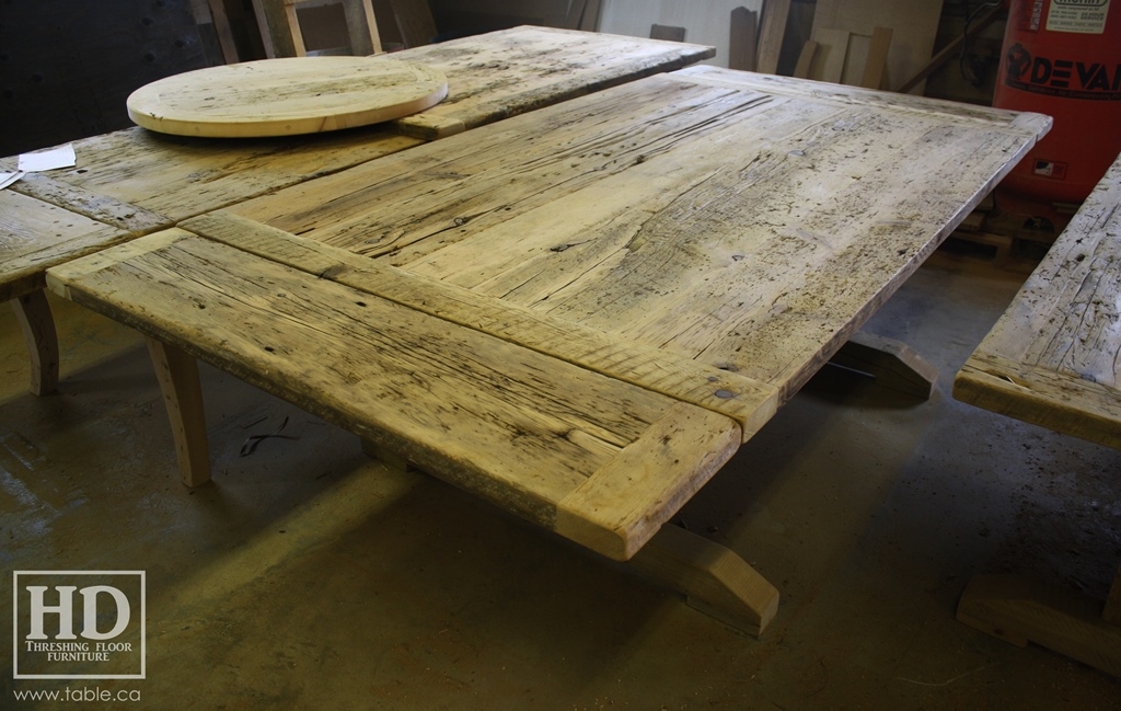 reclaimed wood tables Ontario, unfinished reclaimed wood furniture, rustic wood furniture, mennonite furniture, solid wood furniture, Gerald Reinink, HD Threshing, distressed wood furniture