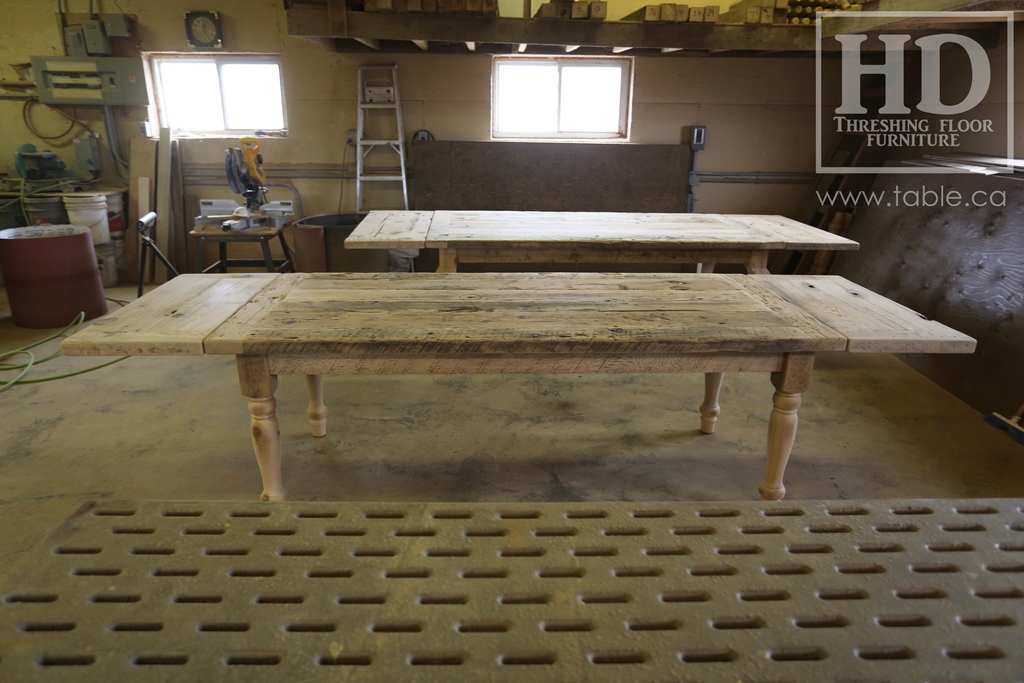 reclaimed wood tables Ontario, unfinished reclaimed wood furniture, rustic wood furniture, mennonite furniture, solid wood furniture, Gerald Reinink, HD Threshing