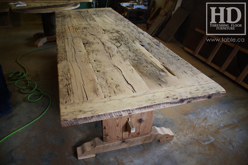 reclaimed wood tables Ontario, unfinished reclaimed wood furniture, rustic wood furniture, mennonite furniture, solid wood furniture, Gerald Reinink, HD Threshing, distressed wood furniture