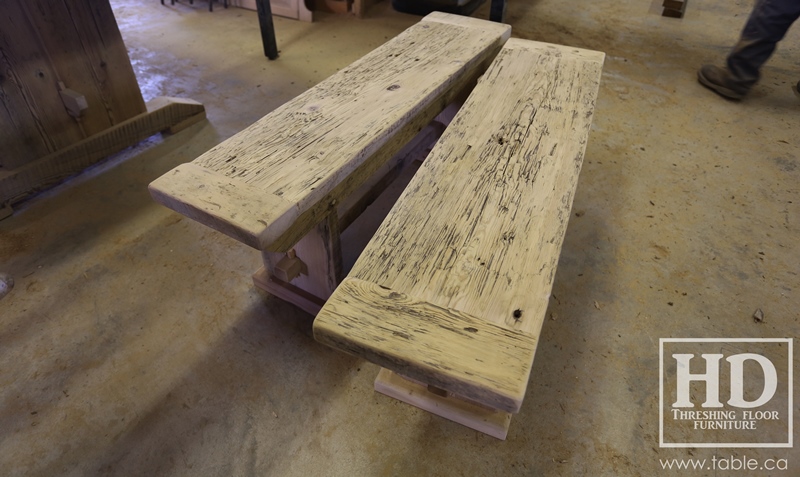 rustic wood furniture Ontario, mennonite furniture, distressed wood furniture, custom furniture, Ontario, HD Threshing, Gerald Reinink, rustic, Ontario barns, recycled wood furniture