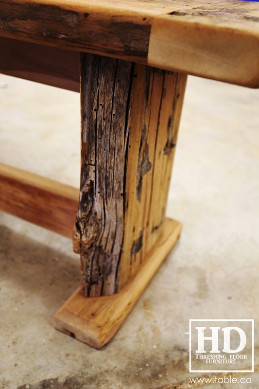 custom reclaimed wood furniture, mennonite furniture, Ontario, Gerald Reinink, epoxy finish