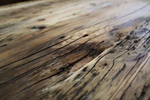 custom reclaimed wood furniture, mennonite furniture, Ontario, Gerald Reinink, epoxy finish