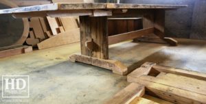 custom reclaimed wood furniture, mennonite furniture, Ontario, Gerald Reinink, epoxy finish