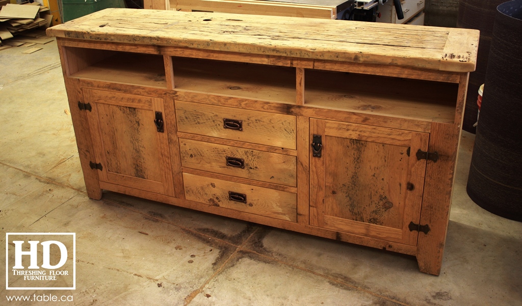 custom reclaimed wood furniture, mennonite furniture, Ontario, Gerald Reinink, epoxy finish