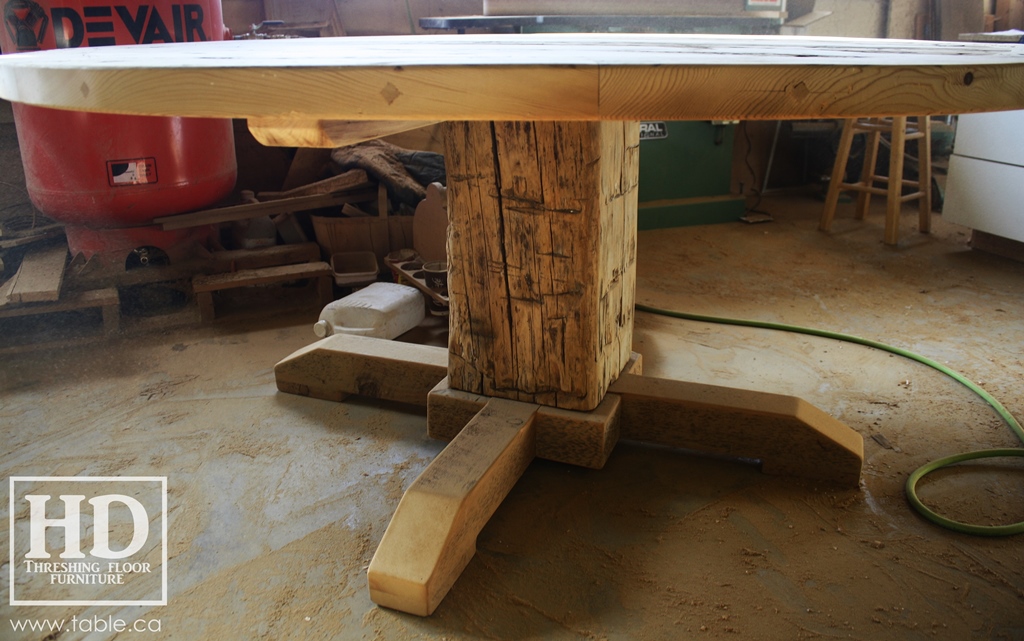 custom reclaimed wood furniture, mennonite furniture, Ontario, Gerald Reinink, epoxy finish