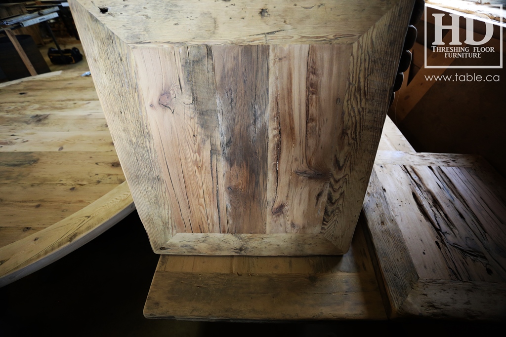 Ontario barnwood table tops, custom tops, HD Threshing Floor Furniture, rustic, distressed wood top, Gerald Reinink, mennonite furniture