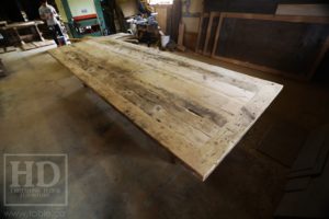 reclaimed wood, Ontario, reclaimed wood tables Ontario, reclaimed wood furniture, threshing floor, Gerald Reinink, distressed, antique, rustic, farmhouse