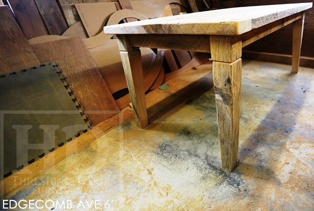 reclaimed wood table Toronto, custom table Toronto, mennonite furniture, epoxy, Gerald Reinink, HD Threshing, HD Threshing Floor Furniture, recycled wood furniture, recycled wood table, solid wood furniture, farmhouse table, harvest tables Toronto