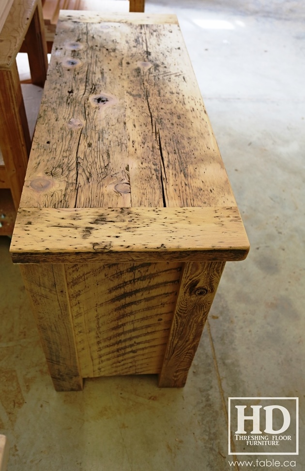 reclaimed wood buffet Ontario