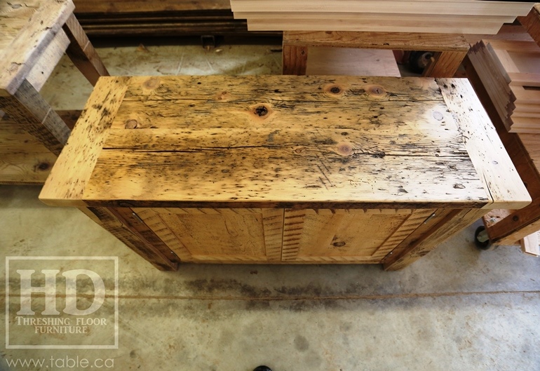 reclaimed wood buffet Ontario