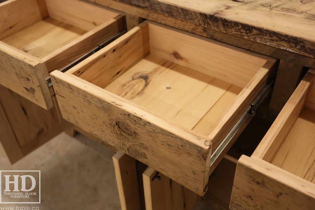 reclaimed wood buffet Ontario