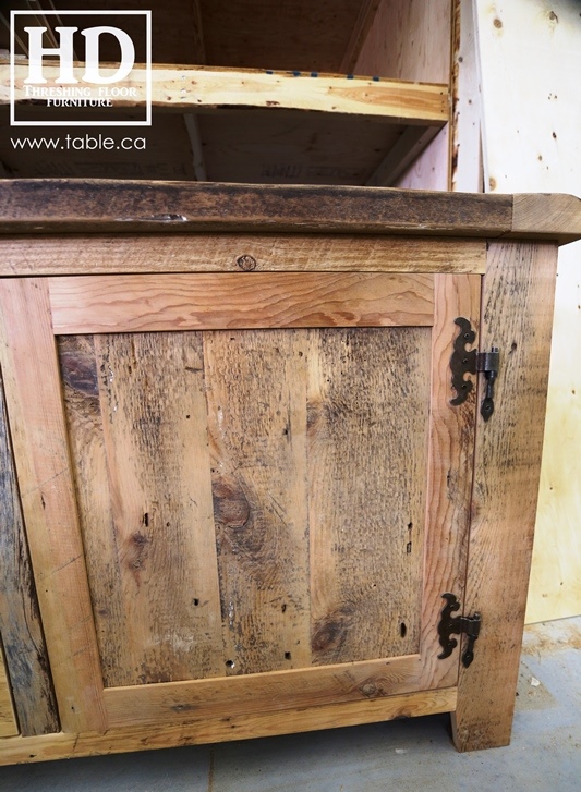 unfinished reclaimed wood buffet Ontario