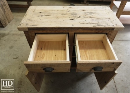 unfinished reclaimed wood buffet Ontario