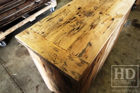 unfinished reclaimed wood buffet Ontario