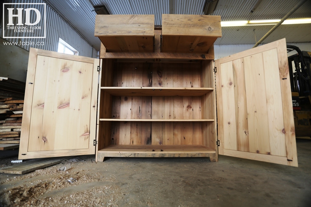 unfinished reclaimed wood buffet Ontario