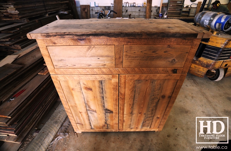 unfinished reclaimed wood buffet Ontario