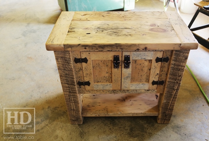 unfinished reclaimed wood buffet Ontario