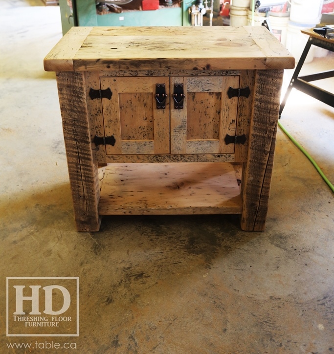 unfinished reclaimed wood buffet Ontario