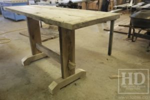 reclaimed wood console table, reclaimed wood sofa table, reclaimed wood hall table, reclaimed wood table Ontario, mennonite furniture, custom reclaimed wood furniture, solid wood furniture Ontario, cottage furniture Ontario