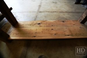 reclaimed wood console table, reclaimed wood sofa table, reclaimed wood hall table, reclaimed wood table Ontario, mennonite furniture, custom reclaimed wood furniture, solid wood furniture Ontario, cottage furniture Ontario, farmhouse table