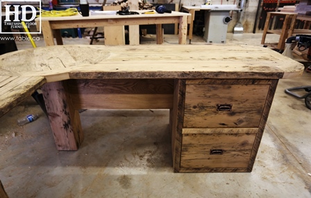 desk, desk, reclaimed wood desks, Ontario, HD Threshing Floor Furniture, Gerald Reinink, rustic