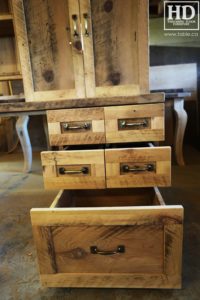 desk, desk, reclaimed wood desks, Ontario, HD Threshing Floor Furniture, Gerald Reinink, rustic. Ontario
