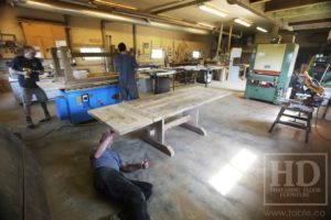 trestle table, Ontario, reclaimed wood table, rustic, Mennonite furniture