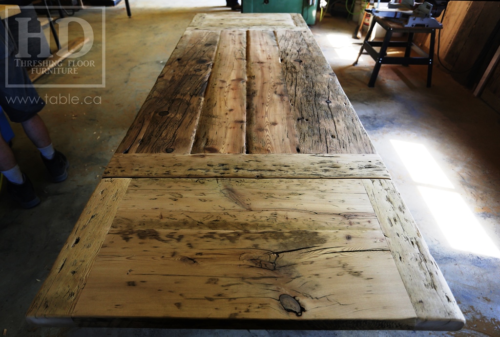 trestle table, Ontario, reclaimed wood table, rustic, Mennonite furniture